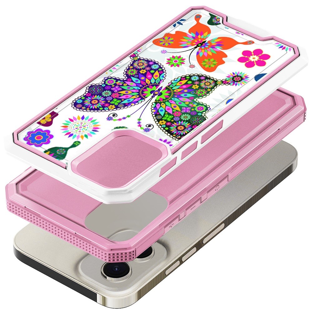 For Motorola Moto G 5G 2024 Modern Design Hybrid Hard + TPU Rubber Case Cover - Picture 63 of 76