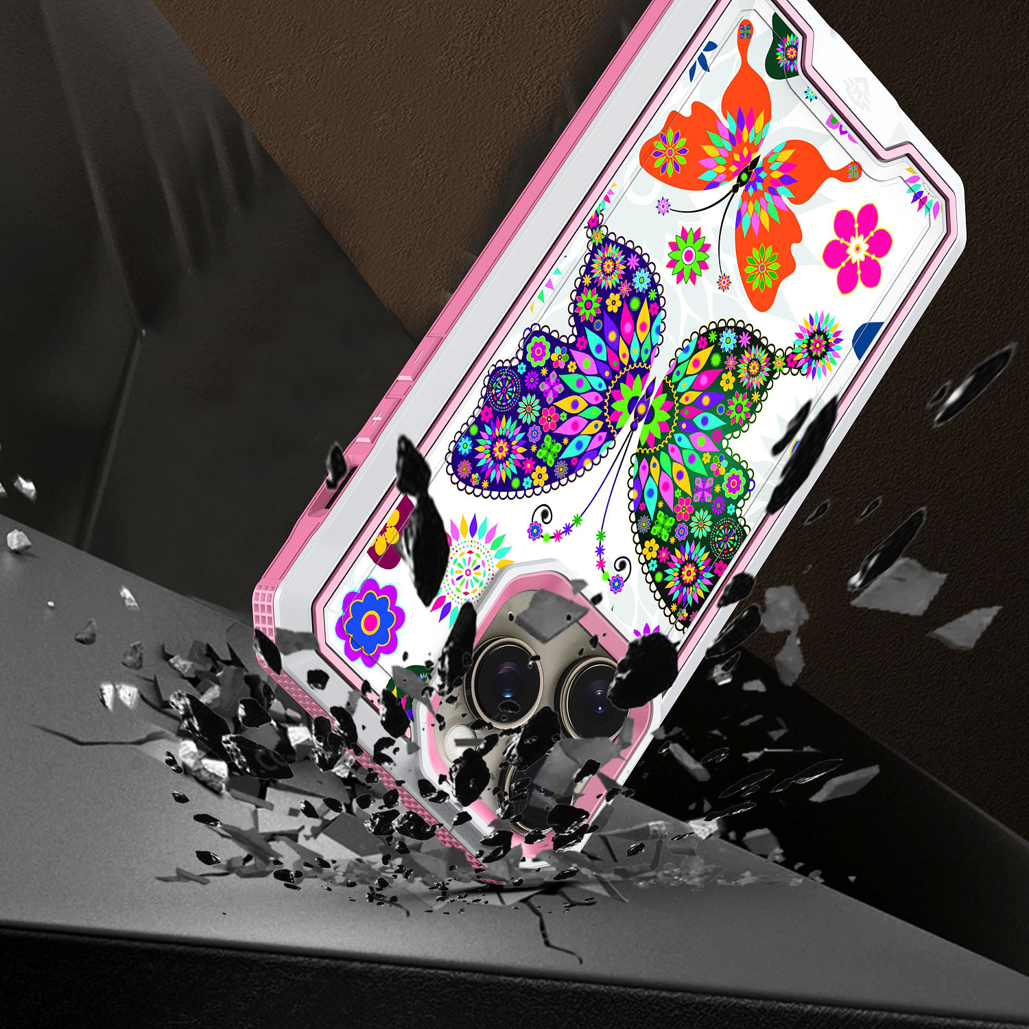 For Motorola Moto G 5G 2024 Modern Design Hybrid Hard + TPU Rubber Case Cover - Picture 68 of 76
