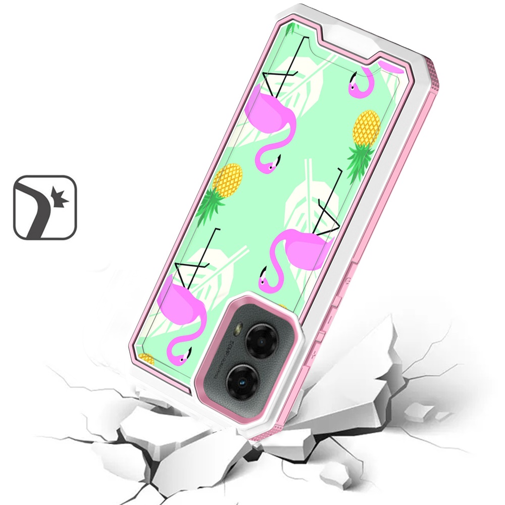 For Motorola Moto G 5G 2024 Modern Design Hybrid Hard + TPU Rubber Case Cover - Picture 32 of 76
