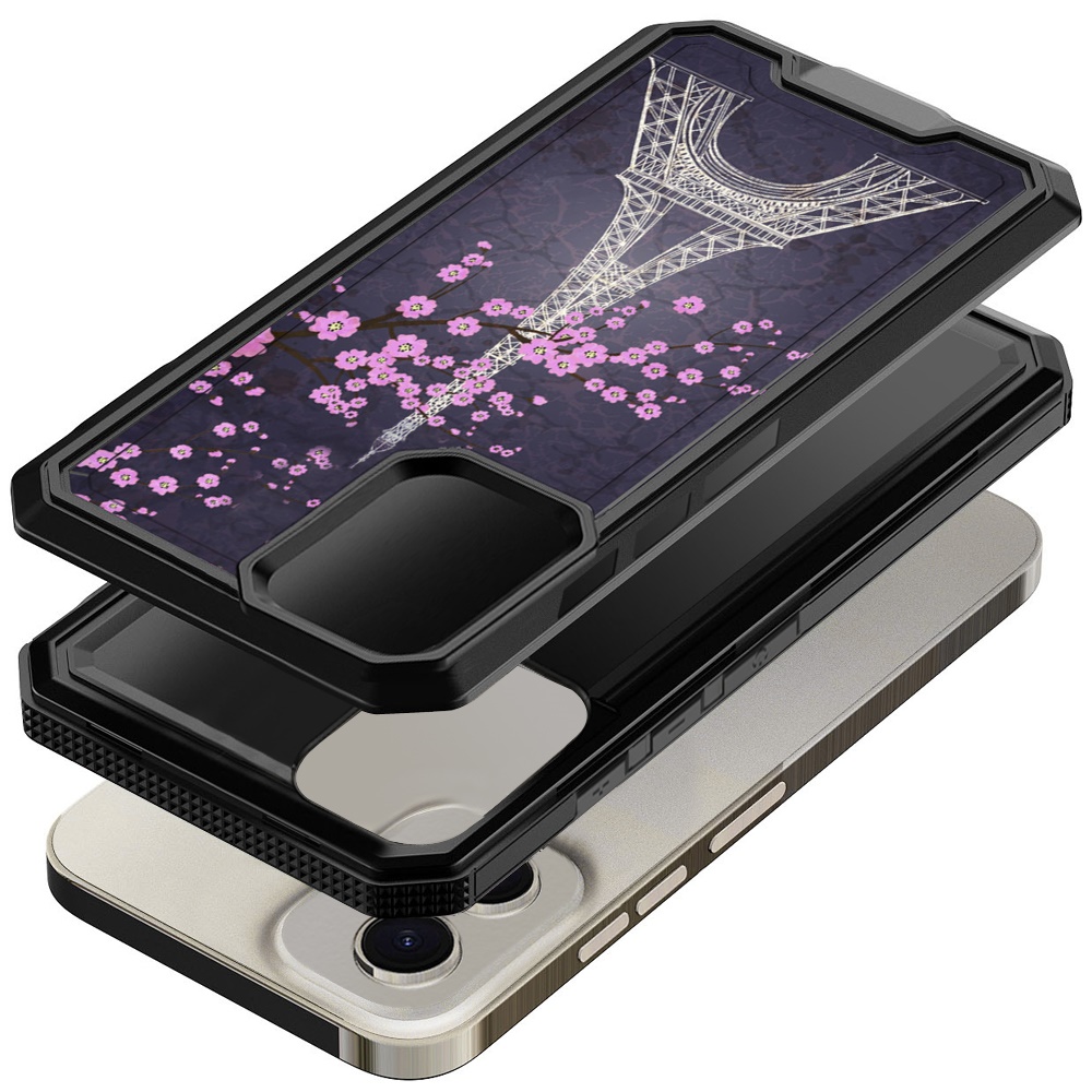 For Motorola Moto G 5G 2024 Modern Design Hybrid Hard + TPU Rubber Case Cover - Picture 15 of 76