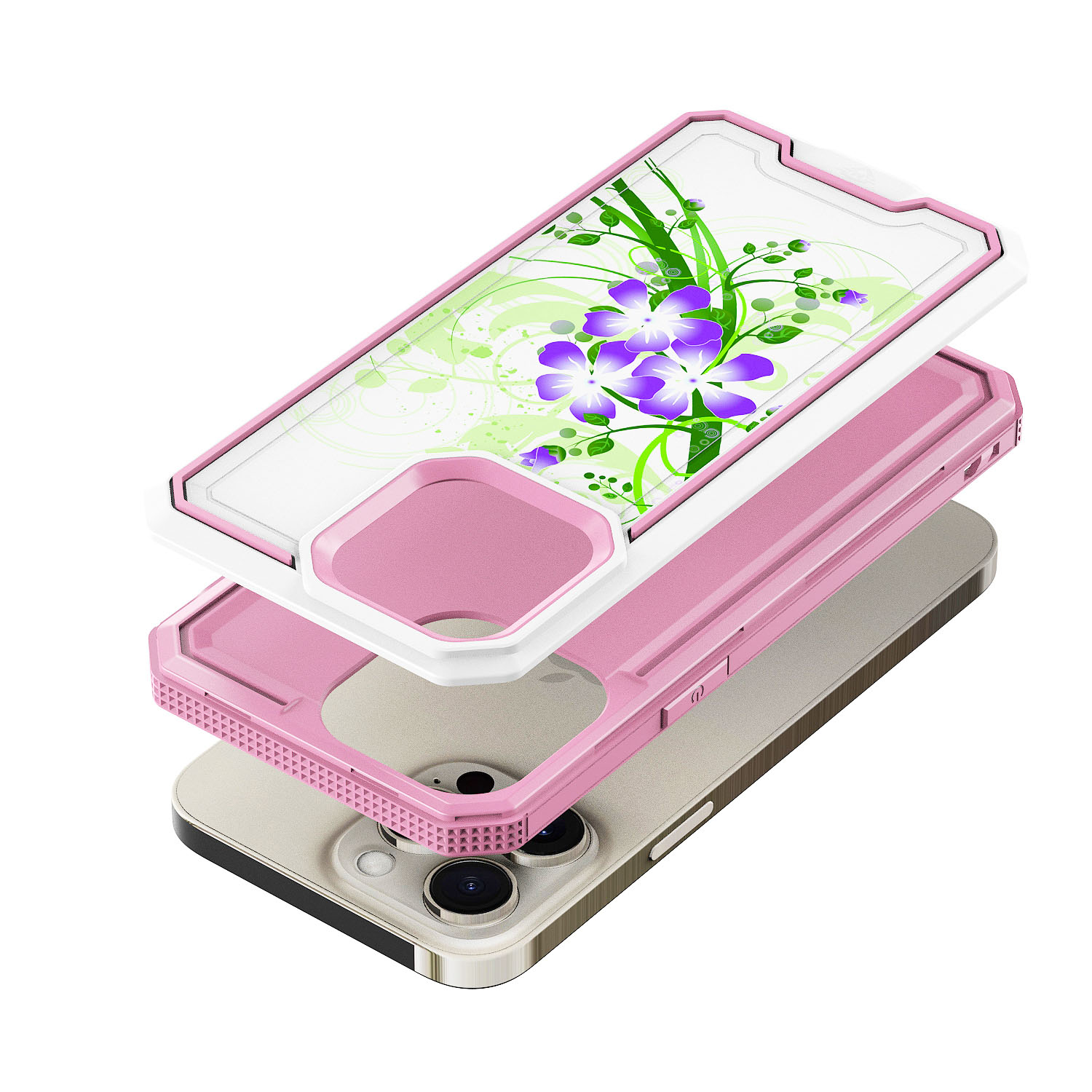 For Motorola Moto G 5G 2024 Modern Design Hybrid Hard + TPU Rubber Case Cover - Picture 51 of 76