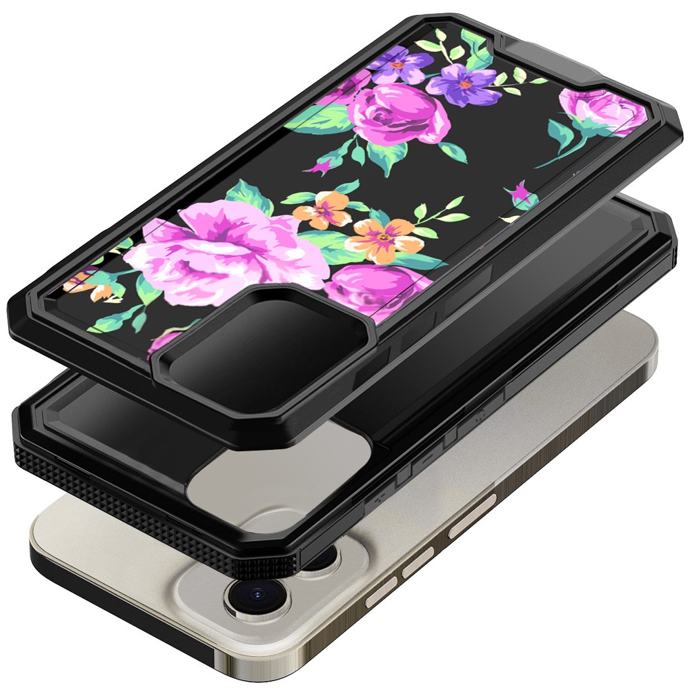 For Motorola Moto G 5G 2024 Modern Design Hybrid Hard + TPU Rubber Case Cover - Picture 71 of 76