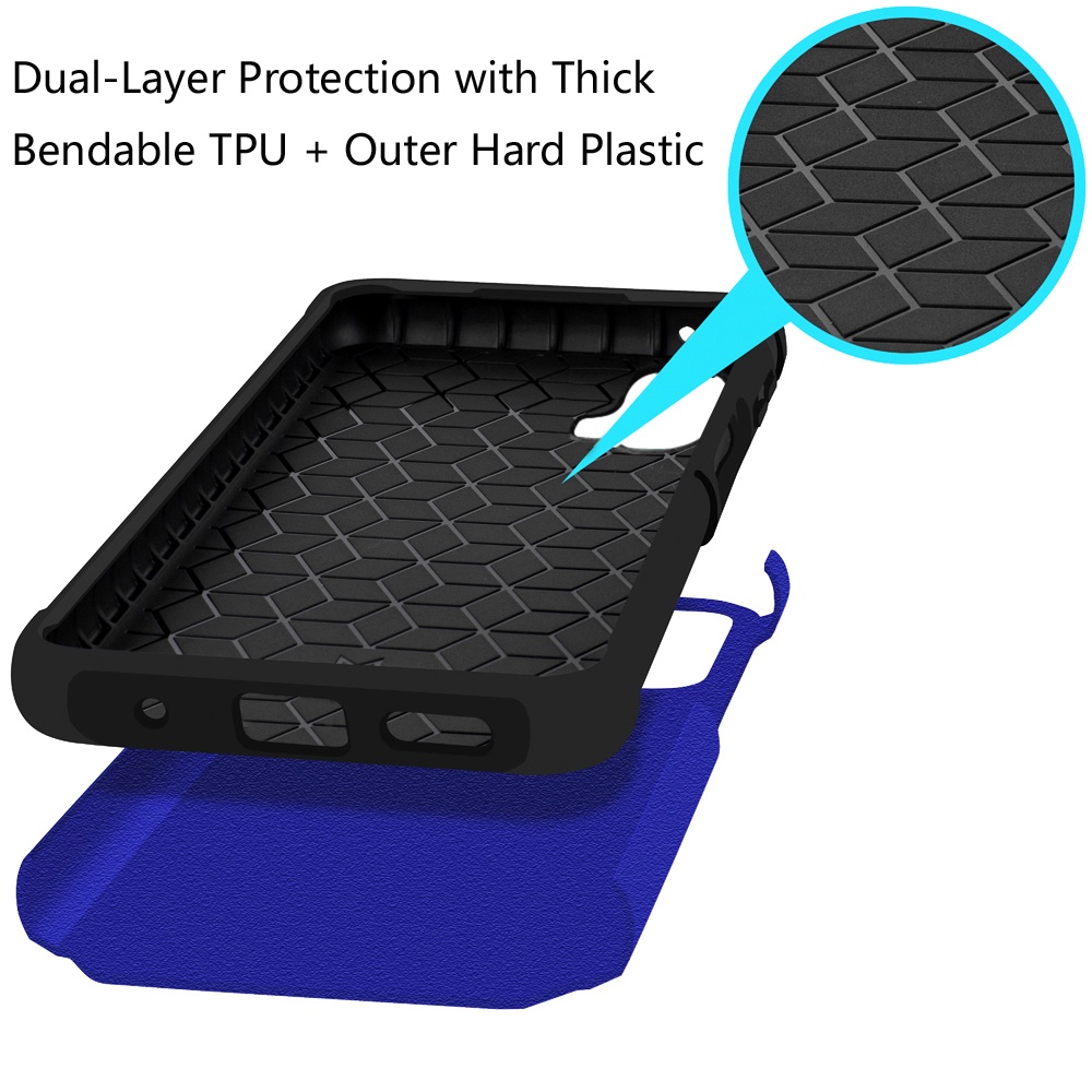 Funda protectora con soporte para PC híbrido con soporte de anillo para Motorola Moto G Power 5G 2024 - Imagen 26 de 66