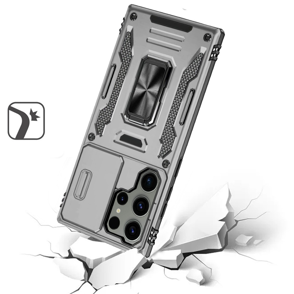 Für Motorola Moto G Play 2023 Hybrid Case mit Ringständer & Kamera Fensterabdeckung - Bild 39 von 49