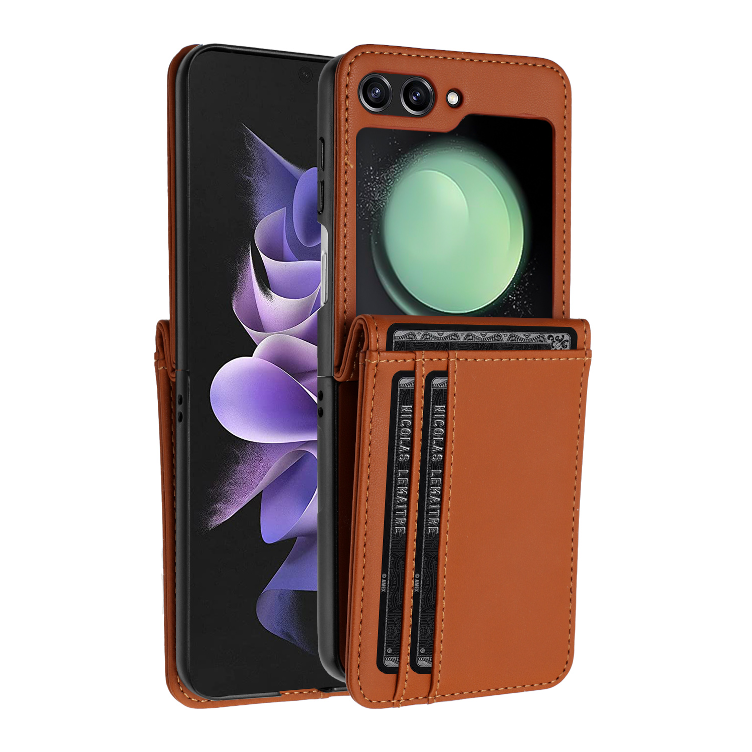 For Motorola Razr 2025 Wallet Back Storage Leather Card ID Slot Case Cover - Picture 32 of 43