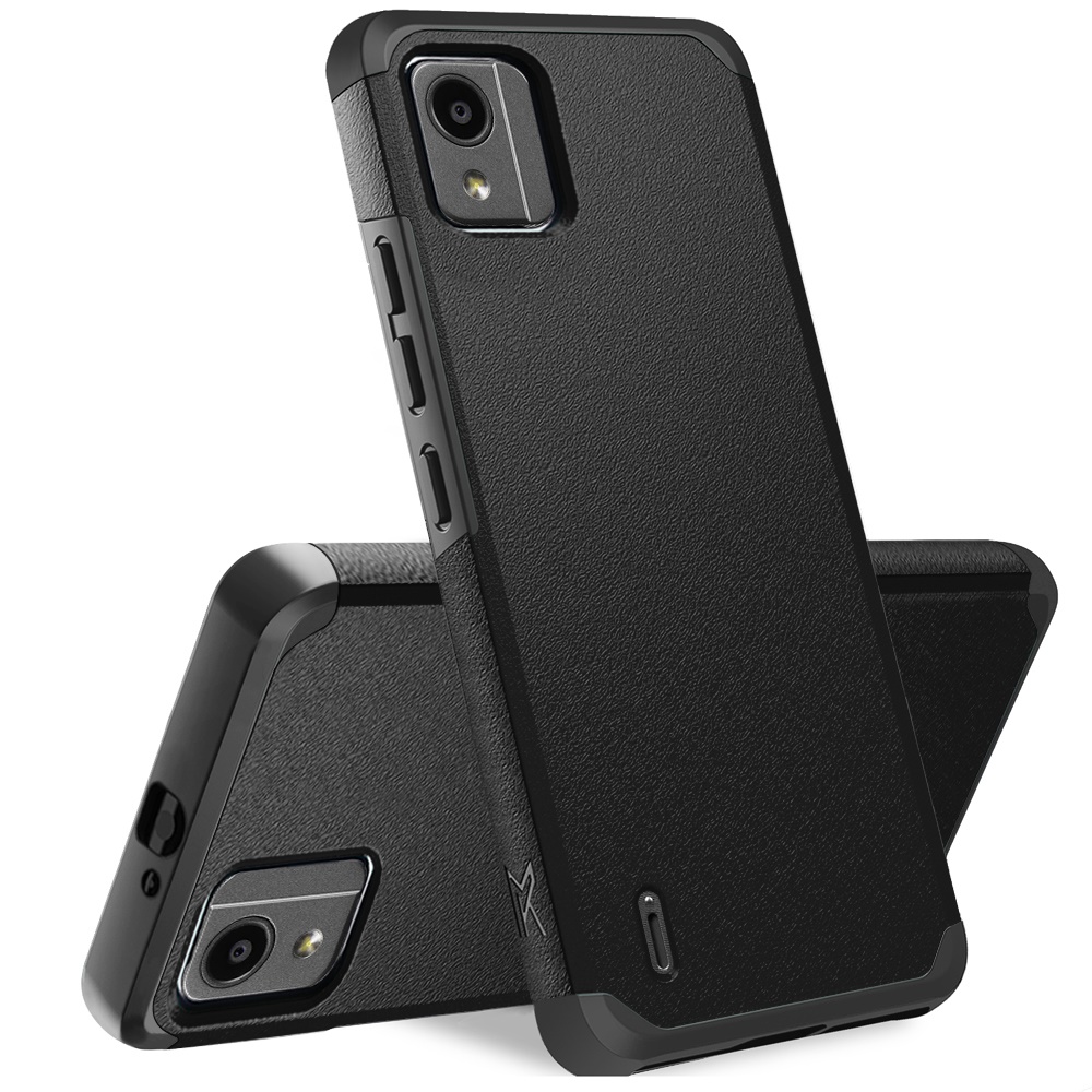For Nokia C110 Slim Shock Absorption Hybrid Dual Layer Rubber Armor Case Cover - 第 11/71 張圖片