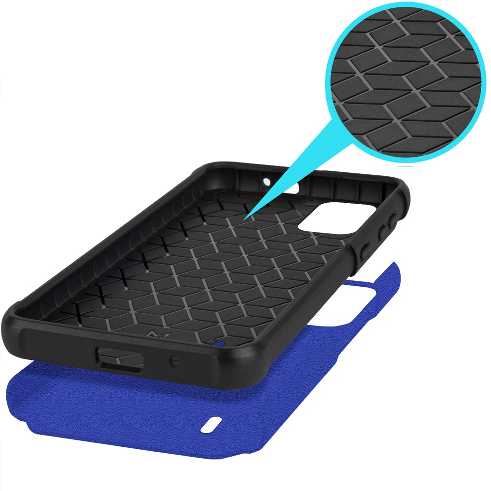 For Nokia C110 Slim Shock Absorption Hybrid Dual Layer Rubber Armor Case Cover - 第 24/71 張圖片