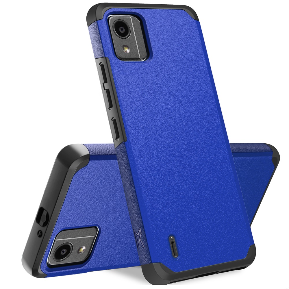 For Nokia C110 Slim Shock Absorption Hybrid Dual Layer Rubber Armor Case Cover - 第 20/71 張圖片