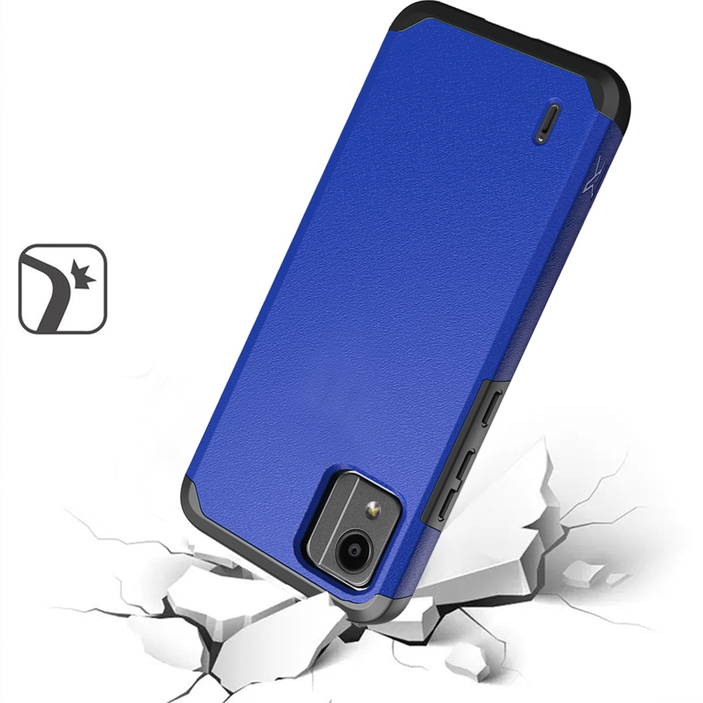 For Nokia C110 Slim Shock Absorption Hybrid Dual Layer Rubber Armor Case Cover - 第 22/71 張圖片