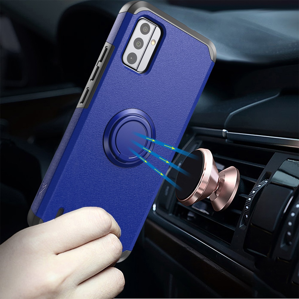 For Nokia G310 5G Kickstand Hybrid with Ring Stand Magnetic TPU Slim Case Cover - Picture 23 of 56