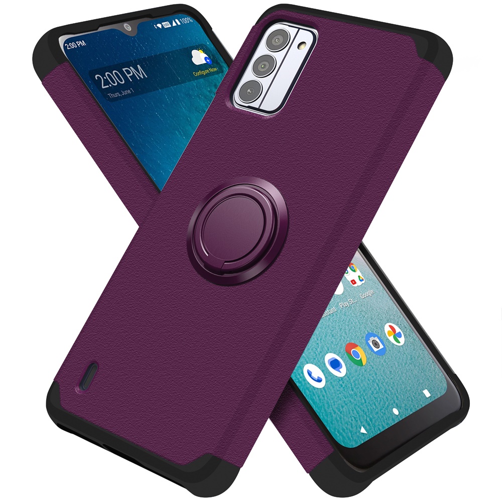 For Nokia G310 5G Kickstand Hybrid with Ring Stand Magnetic TPU Slim Case Cover - Picture 30 of 56