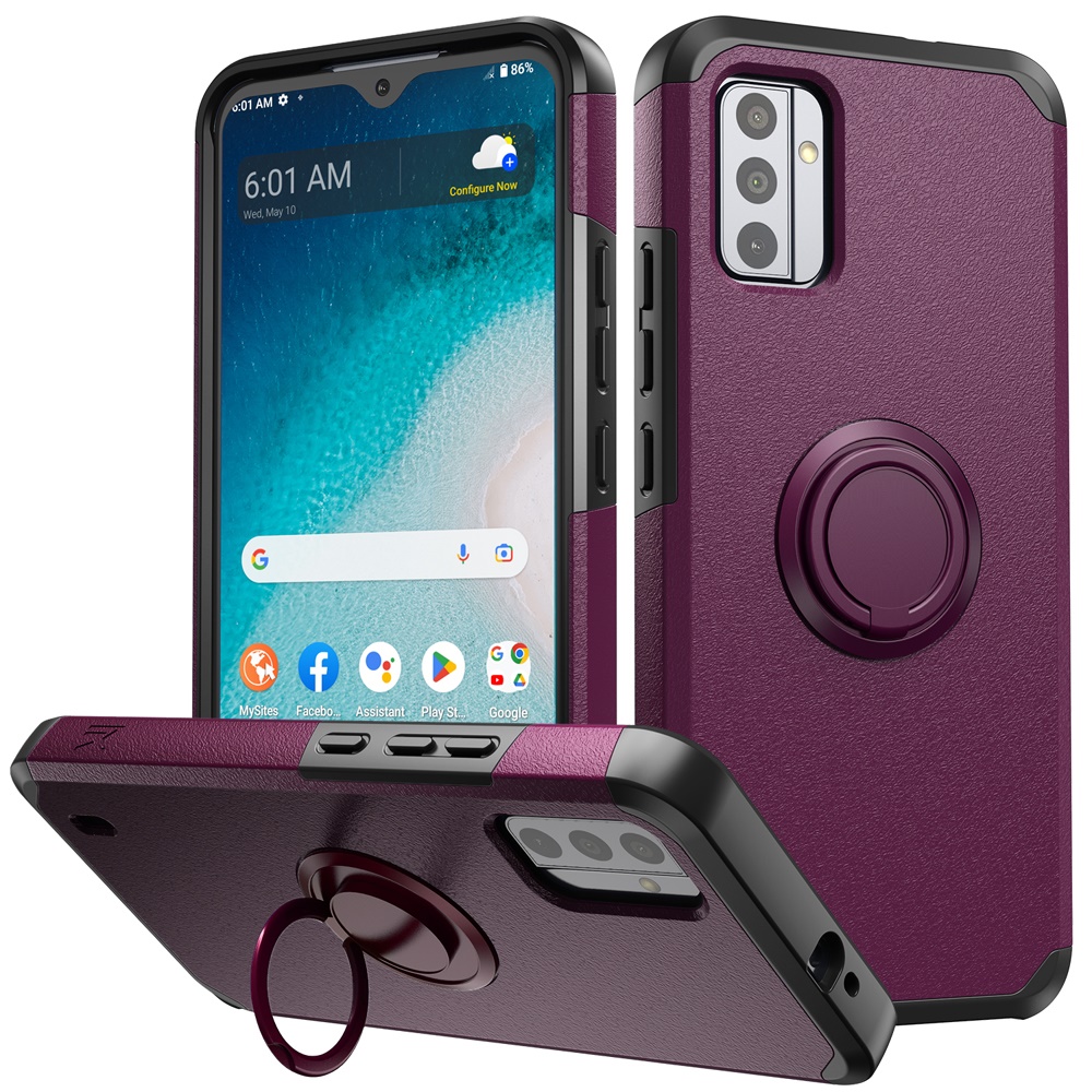 For Nokia G310 5G Kickstand Hybrid with Ring Stand Magnetic TPU Slim Case Cover - Picture 31 of 56