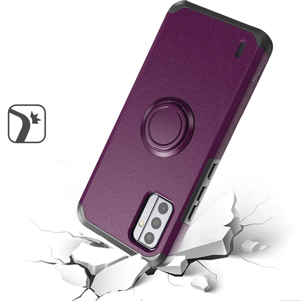 For Nokia G310 5G Kickstand Hybrid with Ring Stand Magnetic TPU Slim Case Cover - Picture 34 of 56