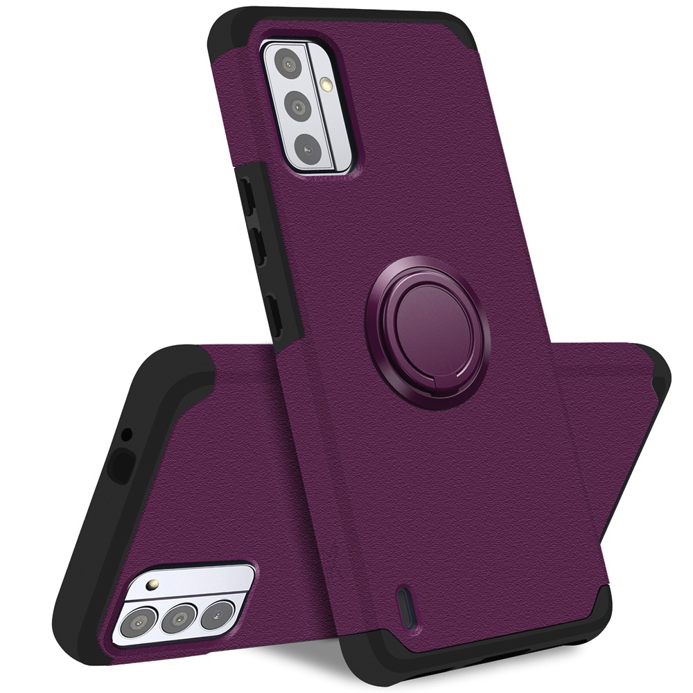 For Nokia G310 5G Kickstand Hybrid with Ring Stand Magnetic TPU Slim Case Cover - Picture 35 of 56
