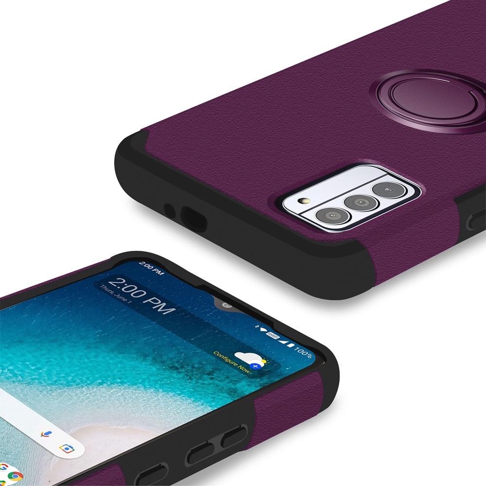 For Nokia G310 5G Kickstand Hybrid with Ring Stand Magnetic TPU Slim Case Cover - Picture 37 of 56