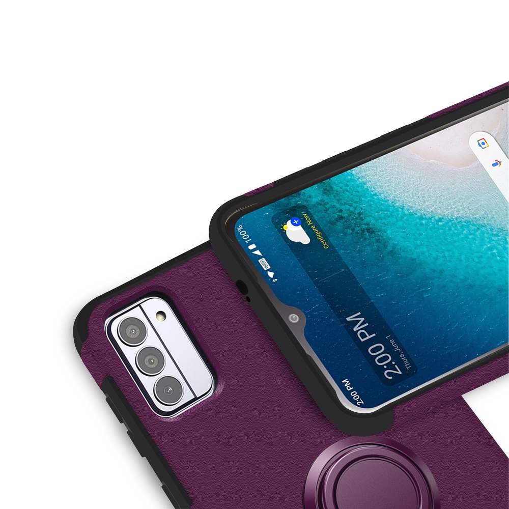 For Nokia G310 5G Kickstand Hybrid with Ring Stand Magnetic TPU Slim Case Cover - Picture 36 of 56