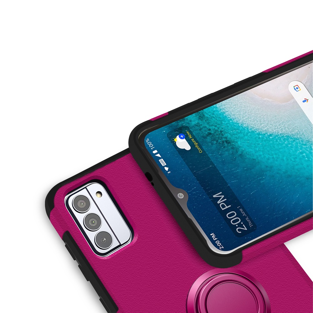 For Nokia G310 5G Kickstand Hybrid with Ring Stand Magnetic TPU Slim Case Cover - Picture 44 of 56
