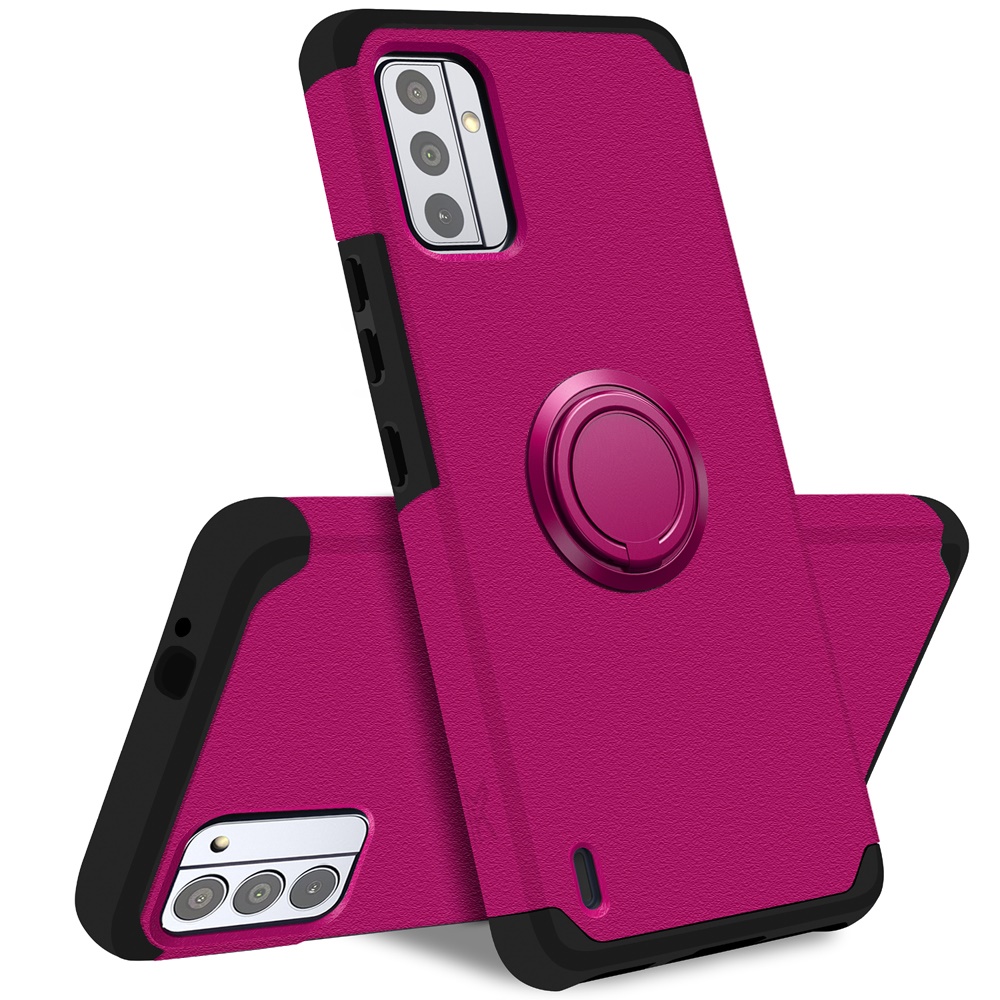 For Nokia G310 5G Kickstand Hybrid with Ring Stand Magnetic TPU Slim Case Cover - Picture 45 of 56