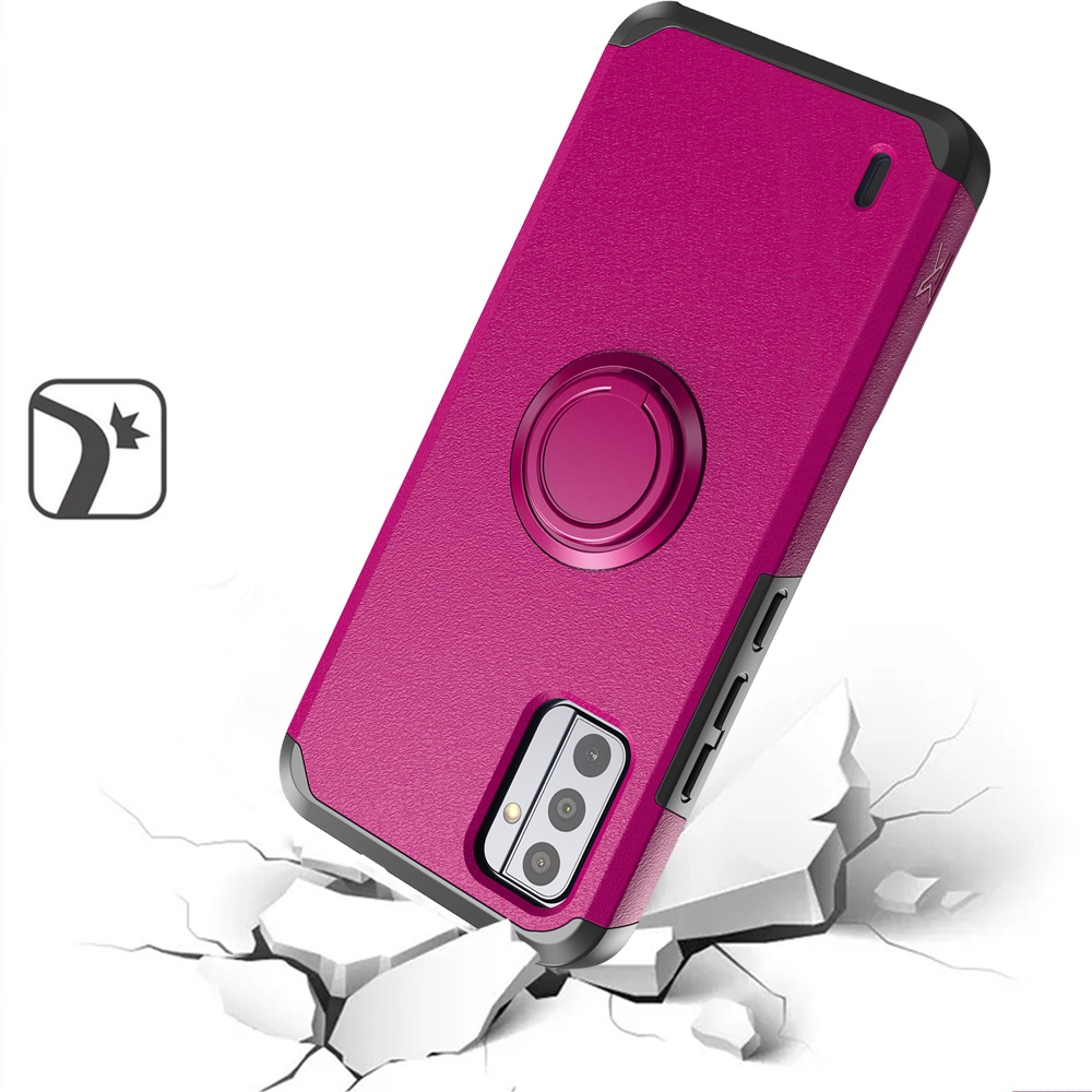 For Nokia G310 5G Kickstand Hybrid with Ring Stand Magnetic TPU Slim Case Cover - Picture 42 of 56