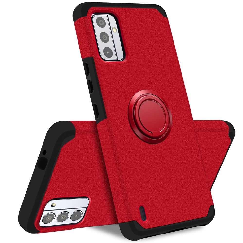 For Nokia G310 5G Kickstand Hybrid with Ring Stand Magnetic TPU Slim Case Cover - Picture 54 of 56