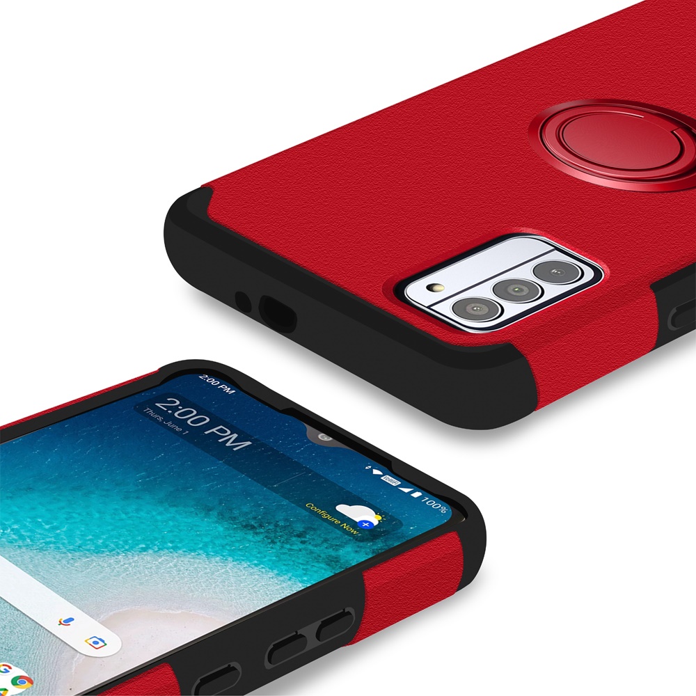 For Nokia G310 5G Kickstand Hybrid with Ring Stand Magnetic TPU Slim Case Cover - Picture 55 of 56