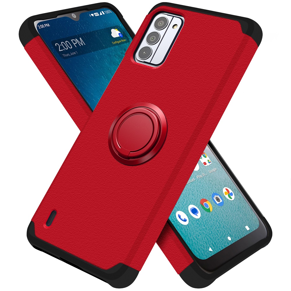For Nokia G310 5G Kickstand Hybrid with Ring Stand Magnetic TPU Slim Case Cover - Picture 48 of 56