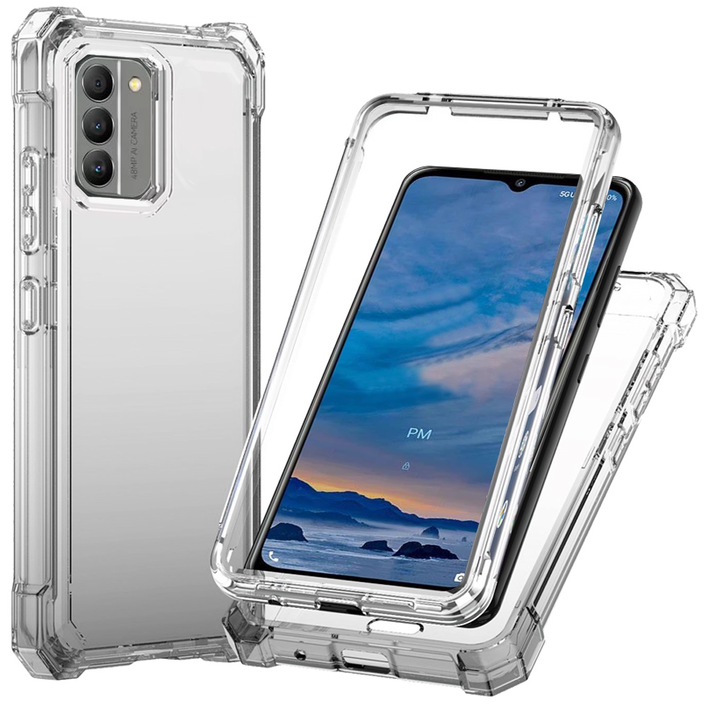 For Nokia G400 5G Gradient Hybrid Thick Guard Hard TPU Frame Armor Case Cover - Picture 11 of 24