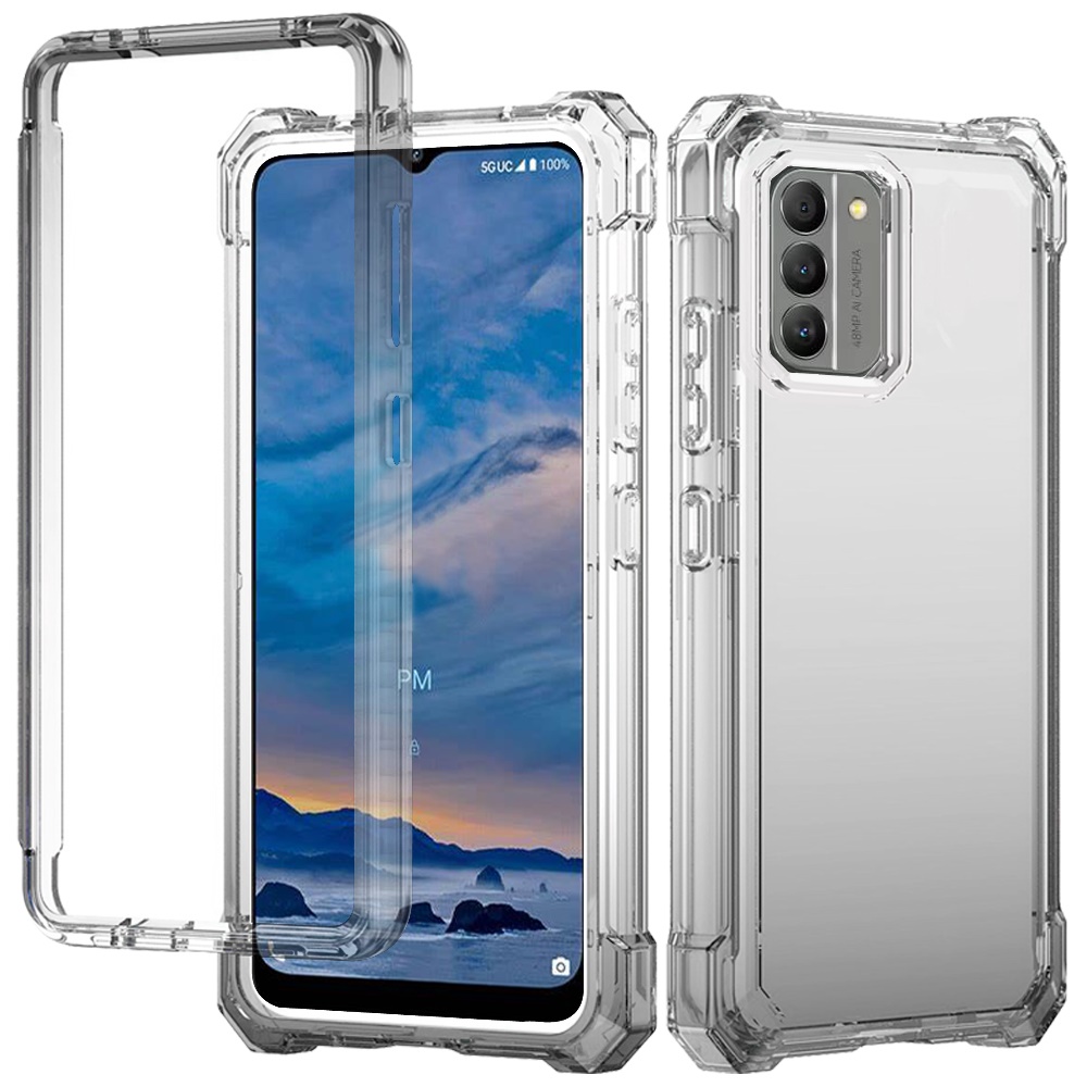 For Nokia G400 5G Gradient Hybrid Thick Guard Hard TPU Frame Armor Case Cover - Picture 10 of 24