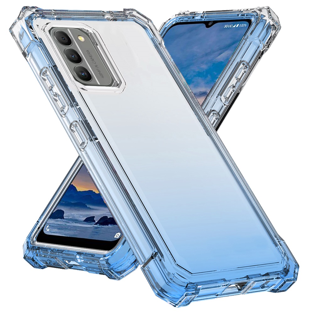 For Nokia G400 5G Gradient Hybrid Thick Guard Hard TPU Frame Armor Case Cover - Picture 17 of 24