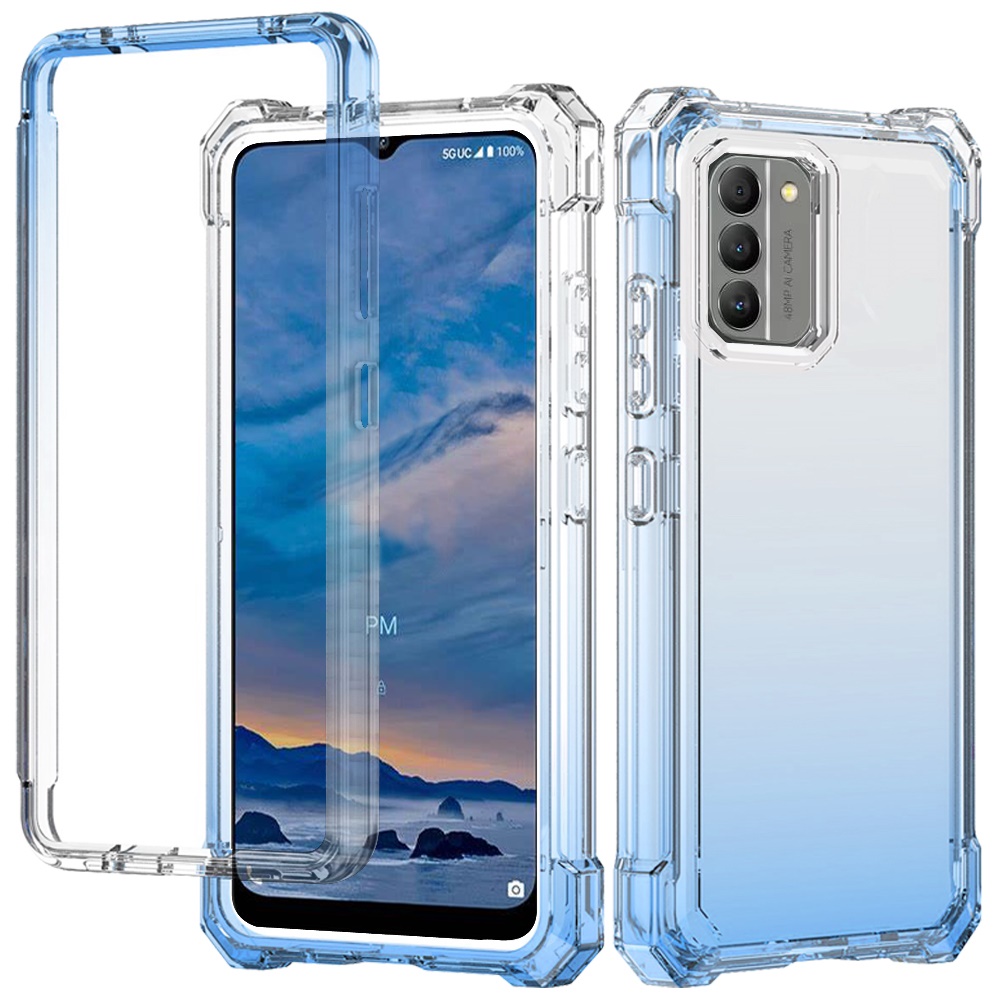 For Nokia G400 5G Gradient Hybrid Thick Guard Hard TPU Frame Armor Case Cover - Picture 15 of 24