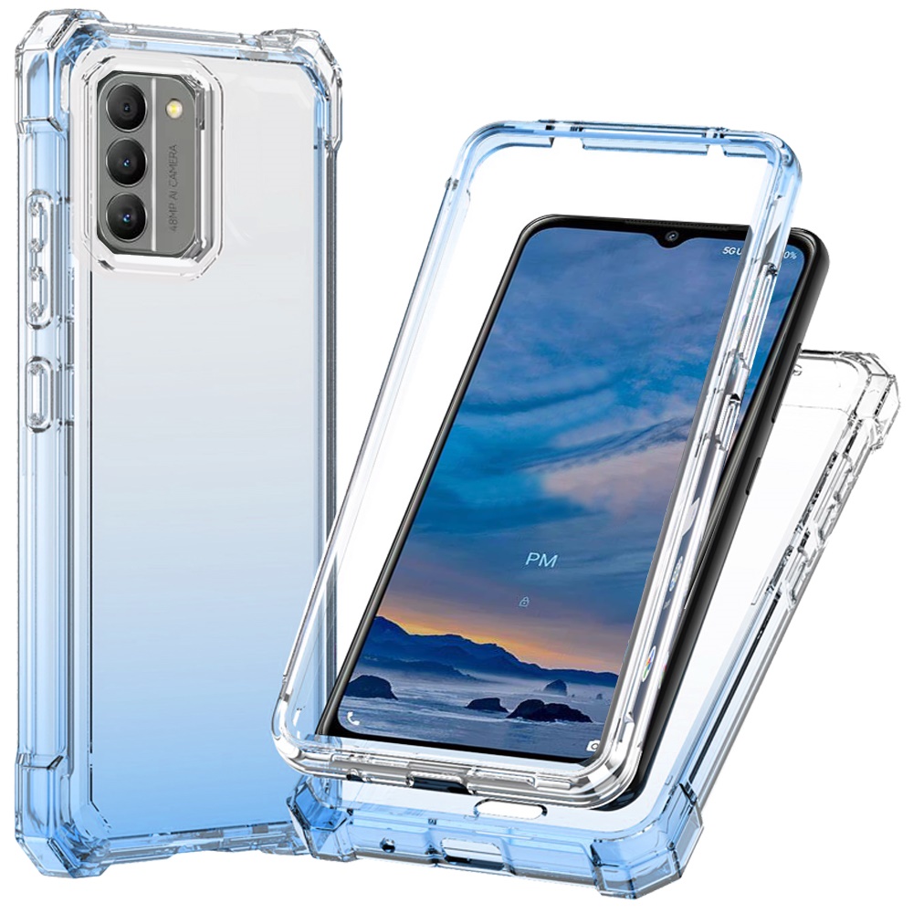 For Nokia G400 5G Gradient Hybrid Thick Guard Hard TPU Frame Armor Case Cover - Picture 16 of 24
