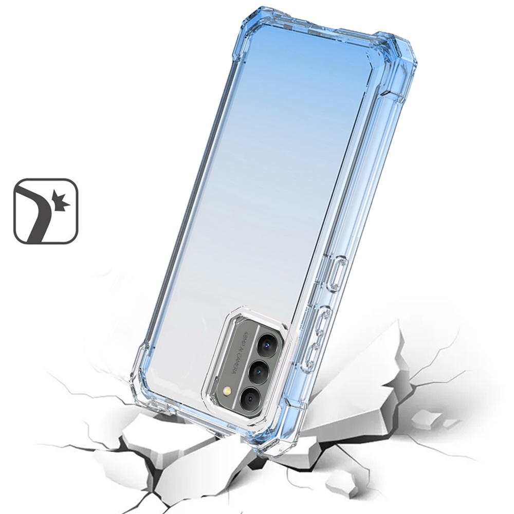 For Nokia G400 5G Gradient Hybrid Thick Guard Hard TPU Frame Armor Case Cover - Picture 18 of 24