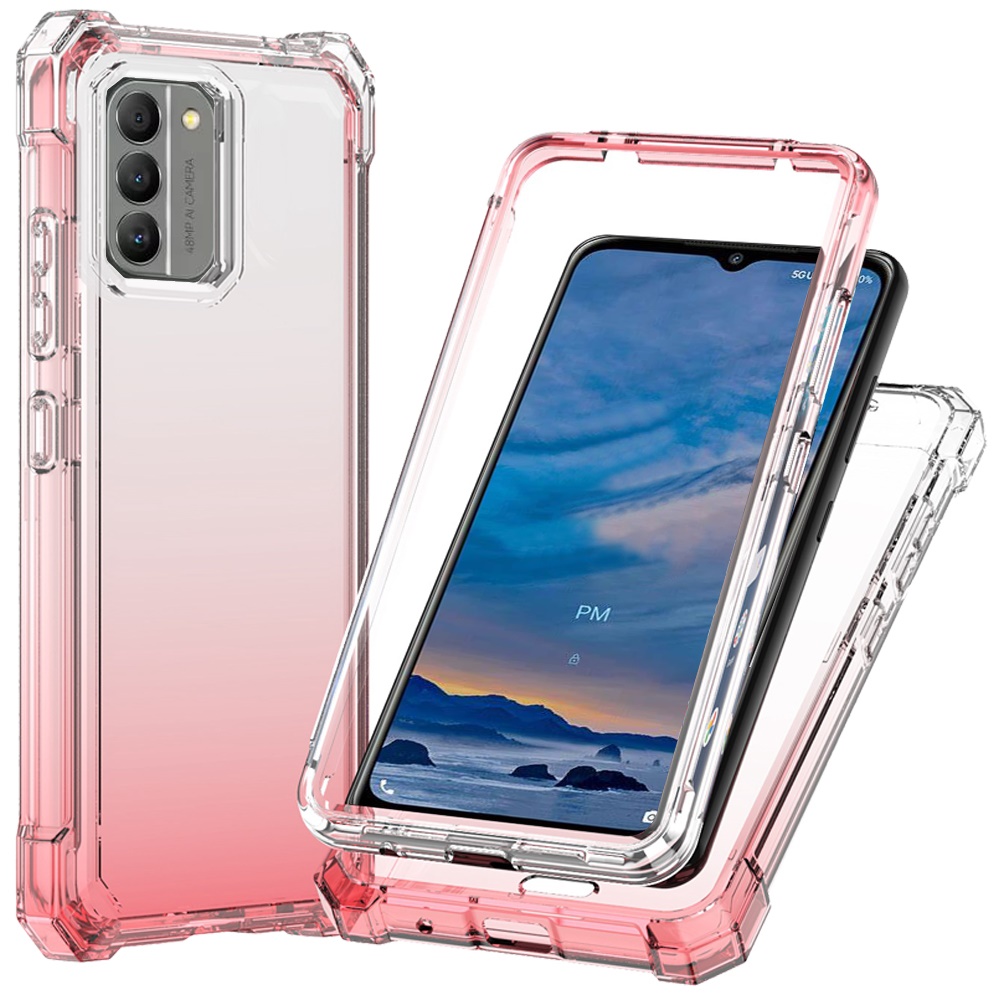 For Nokia G400 5G Gradient Hybrid Thick Guard Hard TPU Frame Armor Case Cover - Picture 21 of 24