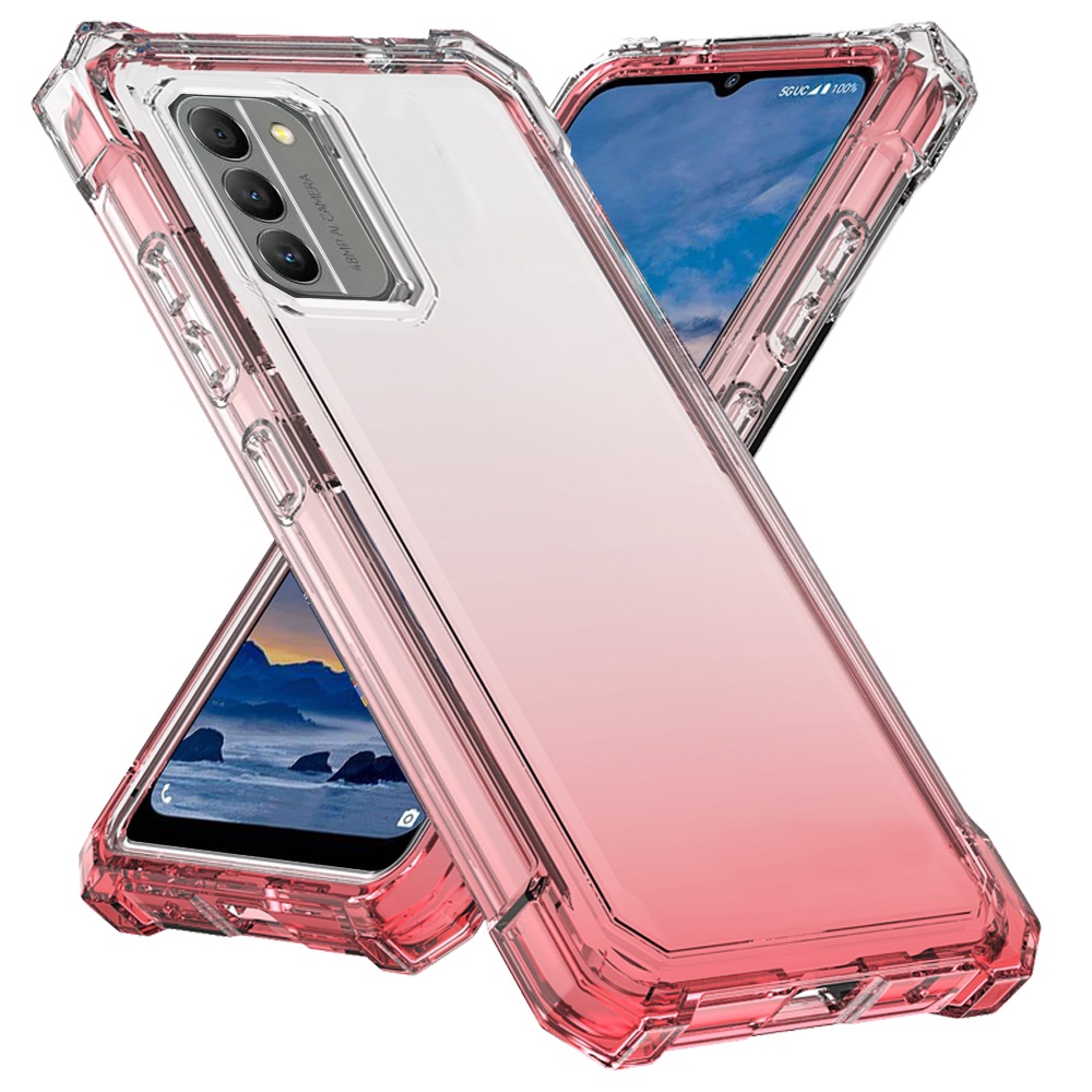 For Nokia G400 5G Gradient Hybrid Thick Guard Hard TPU Frame Armor Case Cover - Picture 22 of 24