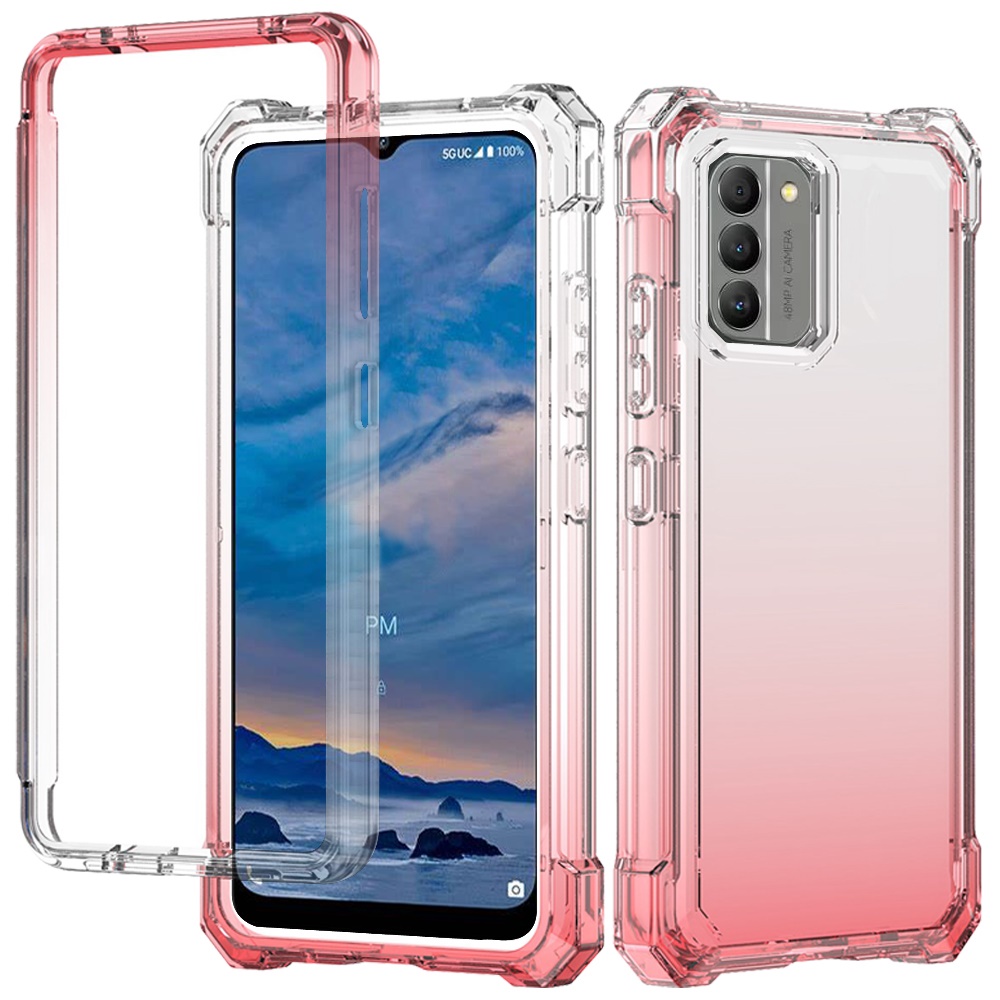 For Nokia G400 5G Gradient Hybrid Thick Guard Hard TPU Frame Armor Case Cover - Picture 20 of 24