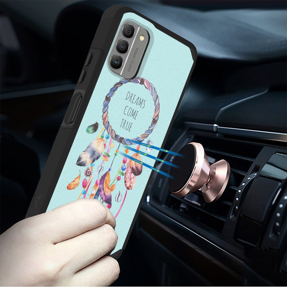 Custodia per Nokia G400 5G design elegante rigida PC TPU ibrida antiurto telaio - Foto 69 di 87