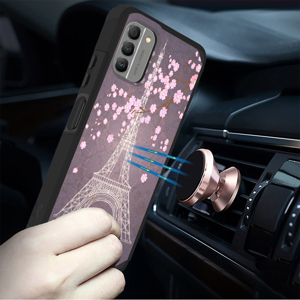 Custodia per Nokia G400 5G design elegante rigida PC TPU ibrida antiurto telaio - Foto 45 di 87