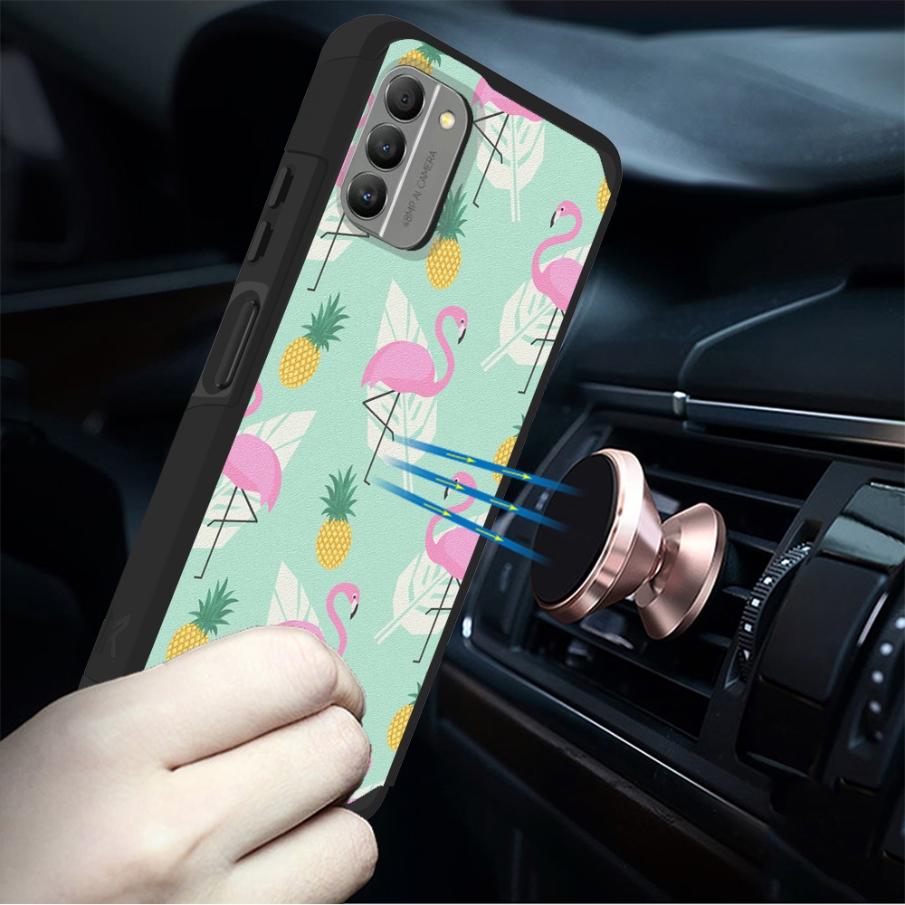 Custodia per Nokia G400 5G design elegante rigida PC TPU ibrida antiurto telaio - Foto 61 di 87