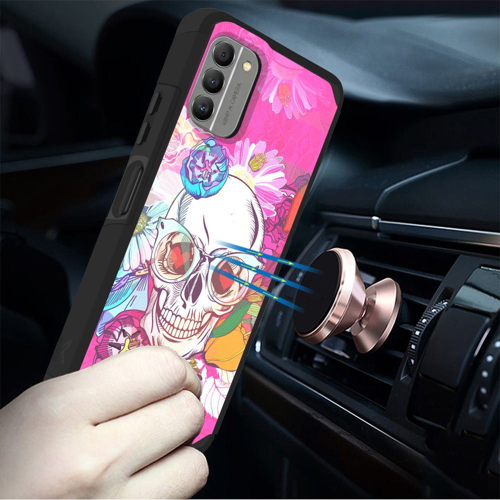 Custodia per Nokia G400 5G design elegante rigida PC TPU ibrida antiurto telaio - Foto 29 di 87