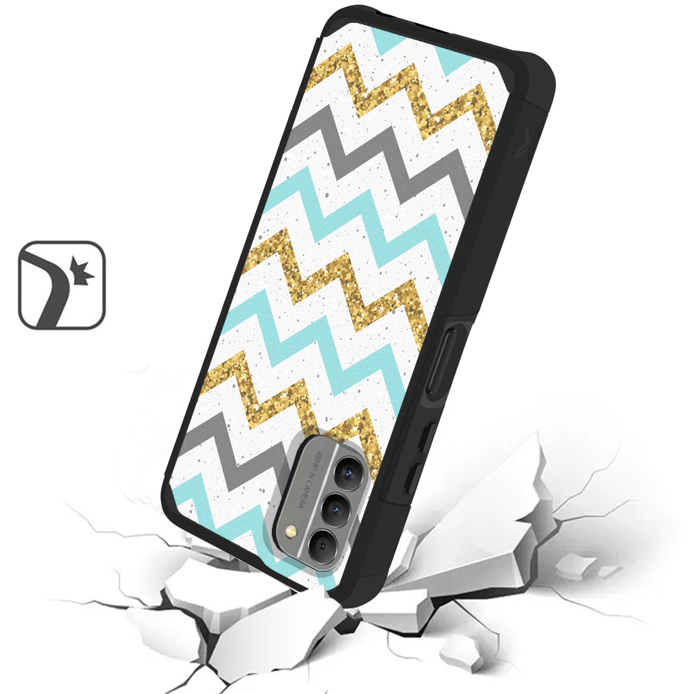 Custodia per Nokia G400 5G design elegante rigida PC TPU ibrida antiurto telaio - Foto 52 di 87