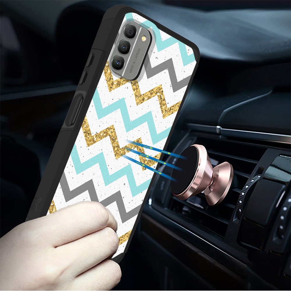 Custodia per Nokia G400 5G design elegante rigida PC TPU ibrida antiurto telaio - Foto 53 di 87