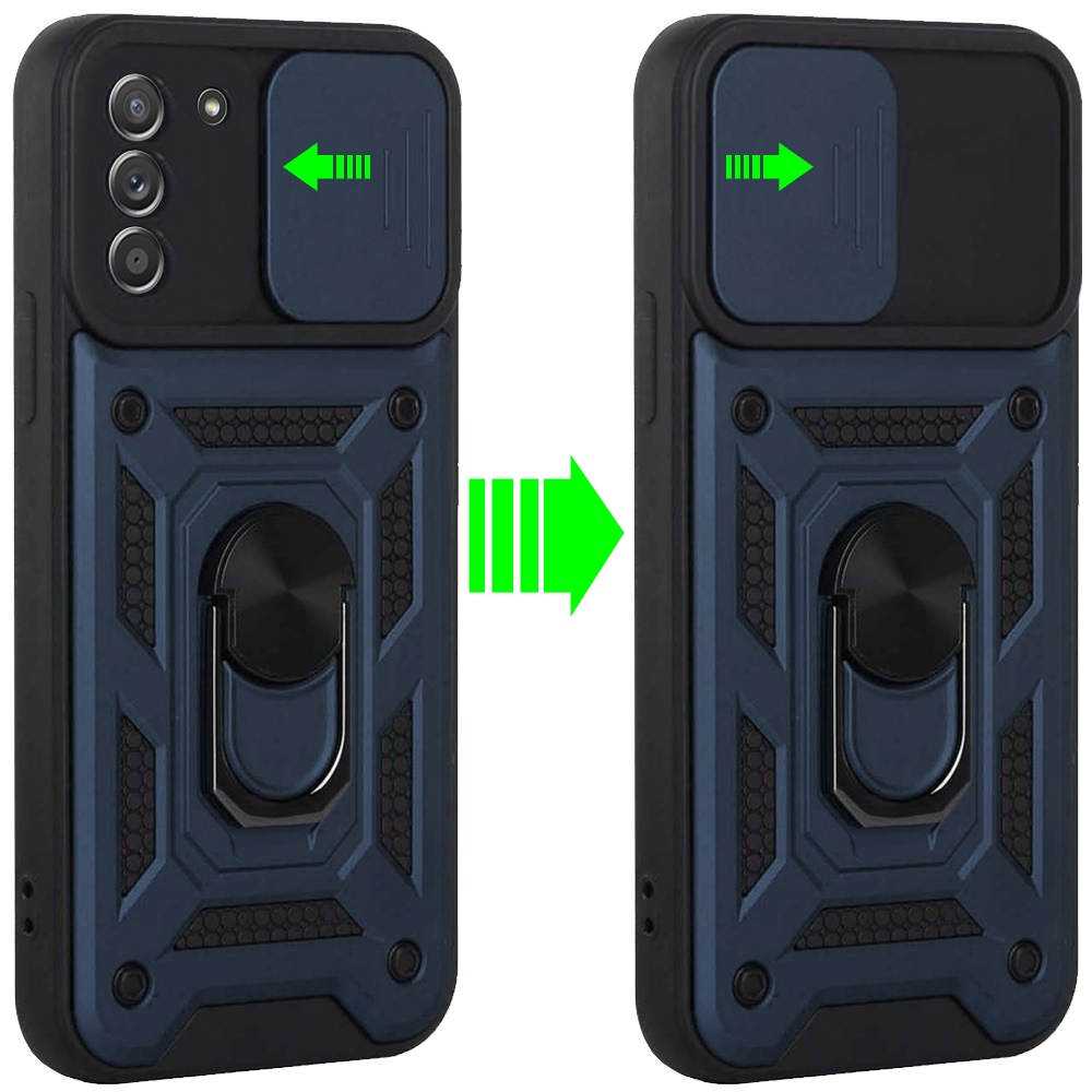 For OnePlus 10T 5G Hybrid TPU Cases with Camera Lens Cover and Ring Stand Rugged - Picture 22 of 37