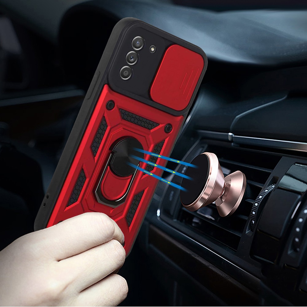 For OnePlus 10T 5G Hybrid TPU Cases with Camera Lens Cover and Ring Stand Rugged - Picture 32 of 37