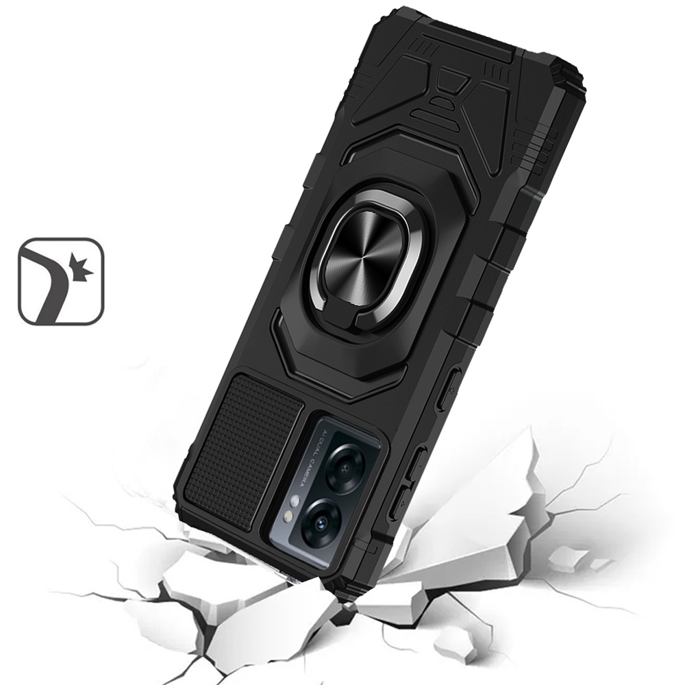 For OnePlus Nord N300 5G Hybrid 2in1 w/ Ring Stand Rugged Shockproof Case Cover - Picture 10 of 43