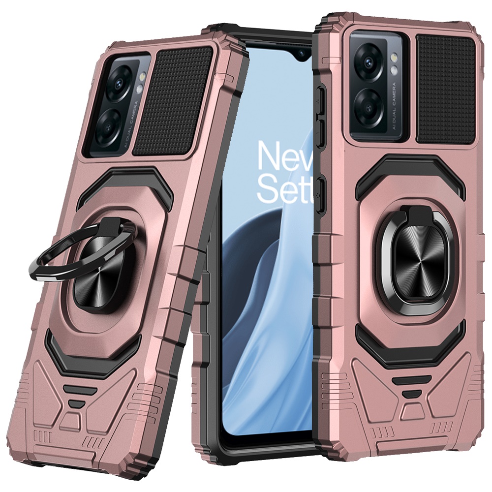 For OnePlus Nord N300 5G Hybrid 2in1 w/ Ring Stand Rugged Shockproof Case Cover - Picture 30 of 43