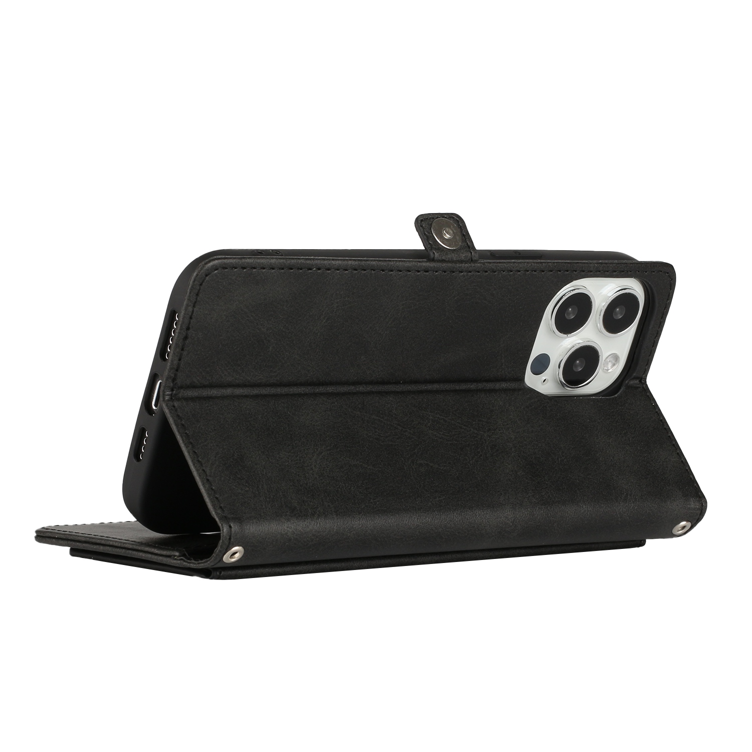 For Revvl 6X Pro 5G T-Mobile Leather Card Slots Holder Carrying Pouch Case Cover - Picture 14 of 41
