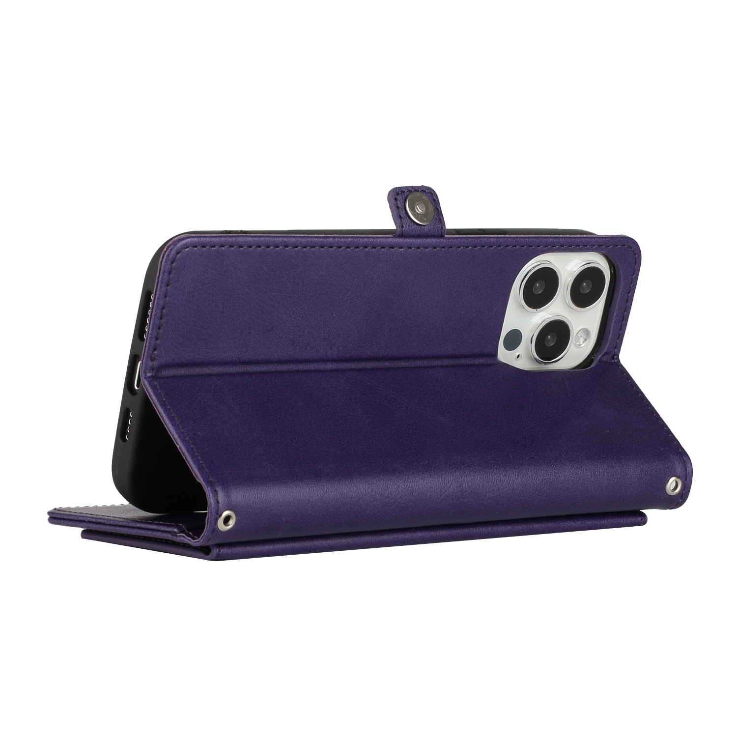 For Revvl 6X Pro 5G T-Mobile Leather Card Slots Holder Carrying Pouch Case Cover - Picture 30 of 41