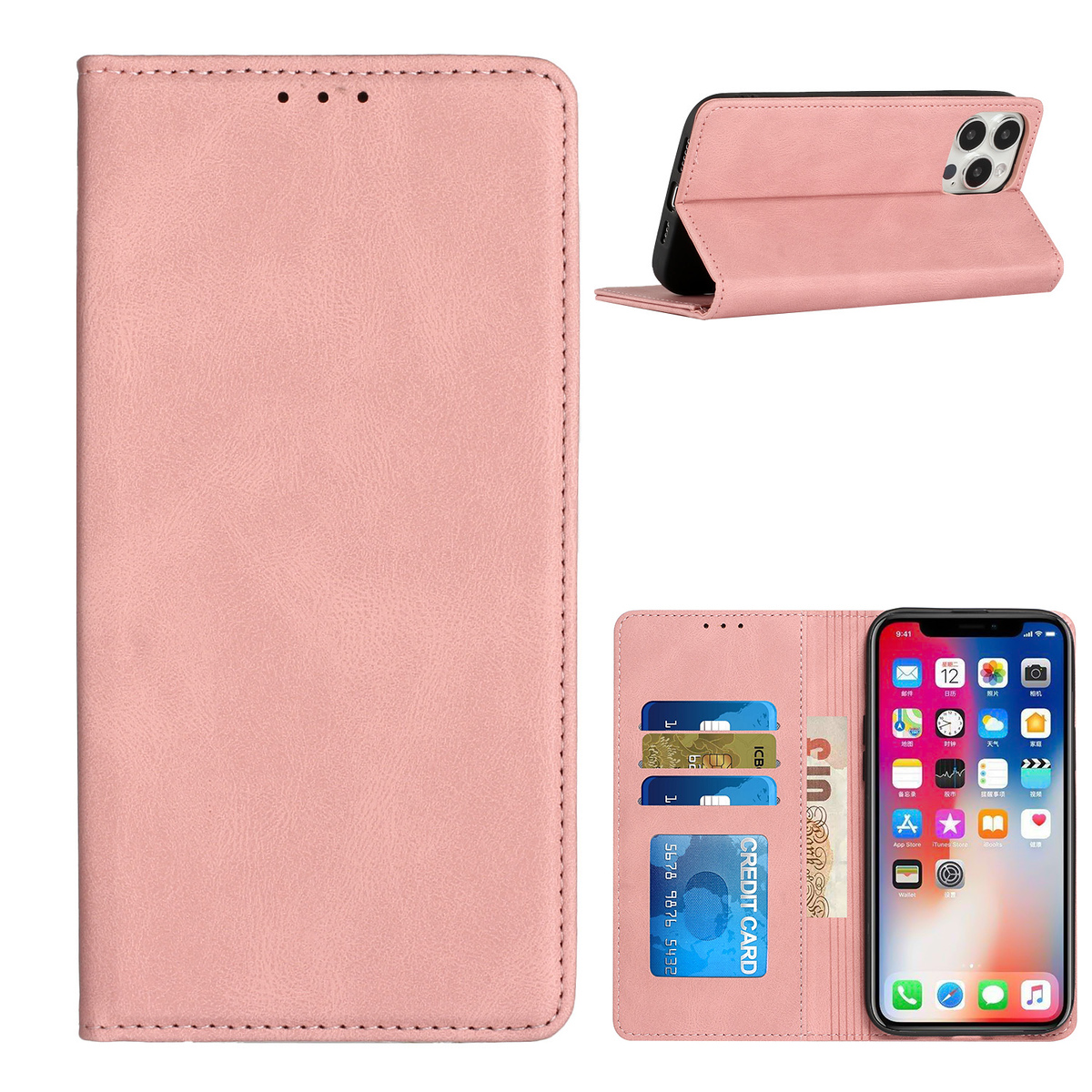 For Revvl 6X Pro 5G Wallet PU Leather ID Card Holder Magnetic Closure Case Cover - Picture 28 of 29