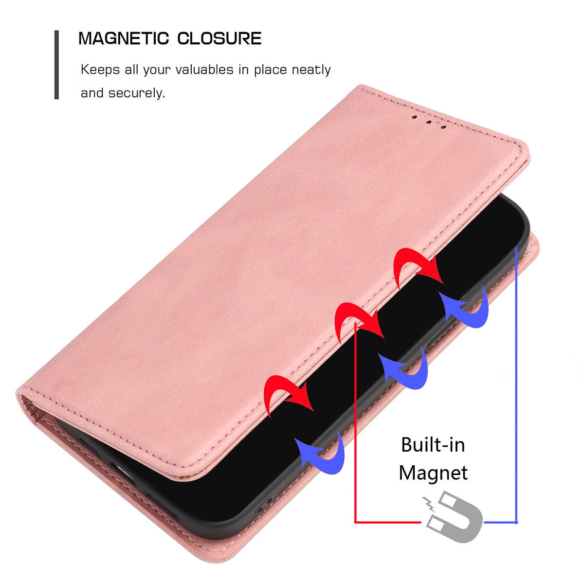 For Revvl 6X Pro 5G Wallet PU Leather ID Card Holder Magnetic Closure Case Cover - Picture 26 of 29