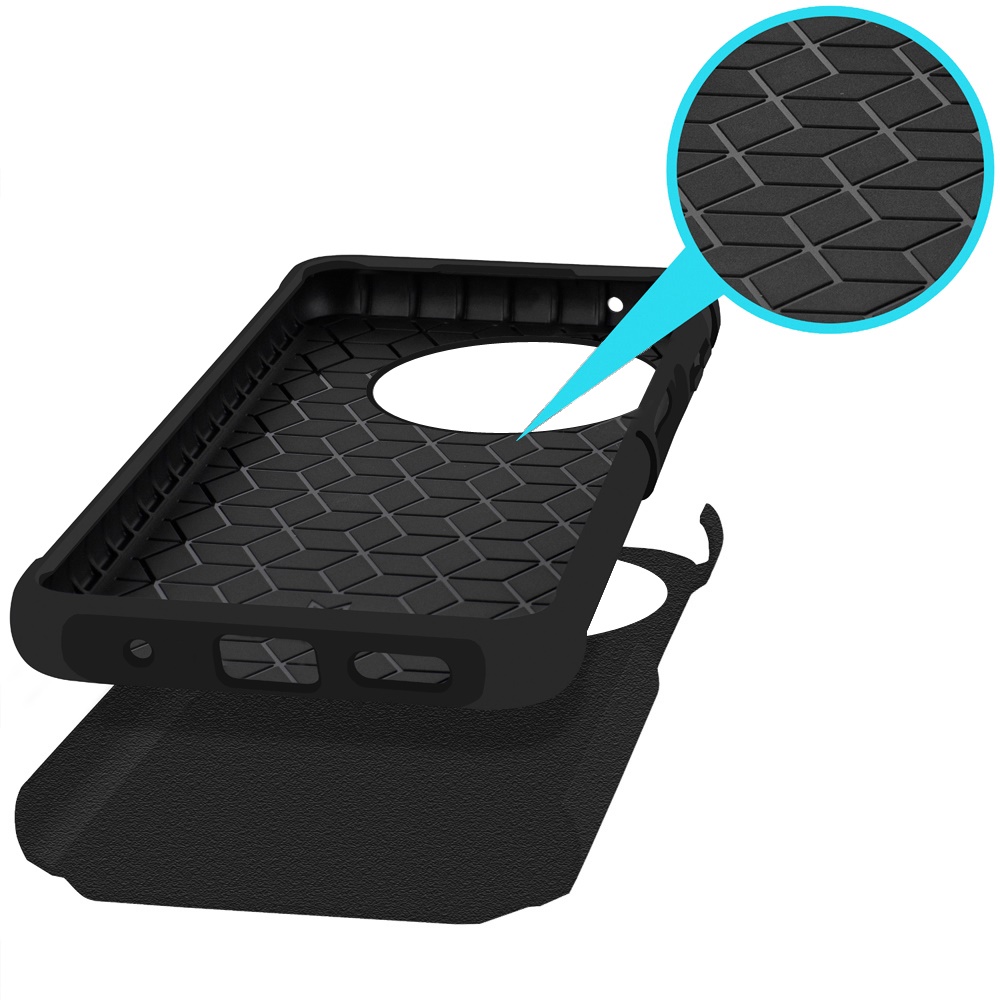 For TCL 50 XL 5G Slim Kickstand Rubber TPU PC Hybrid with Ring Stand Case Cover - Picture 17 of 66